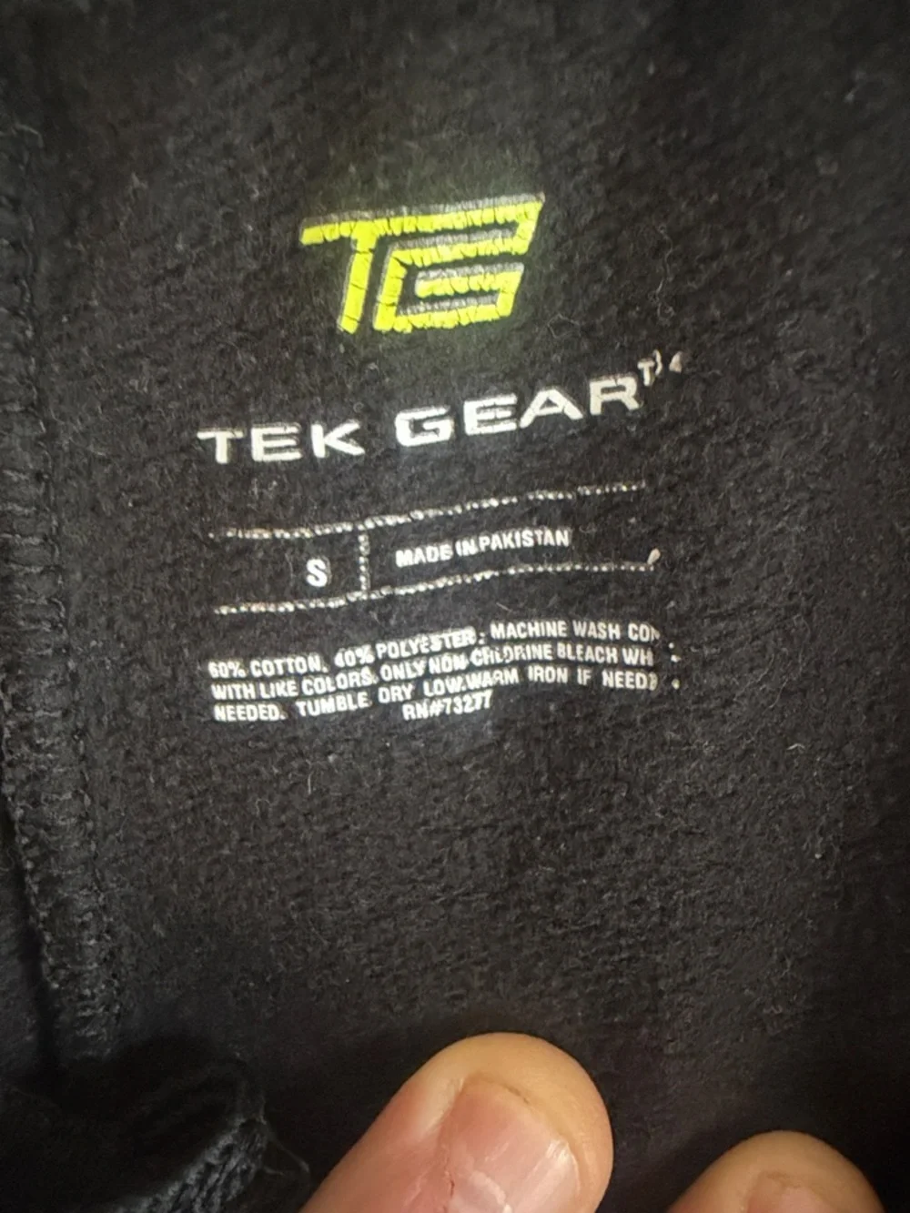 tek gear Black Men's Elastic-Waist Jogger Sweatpants